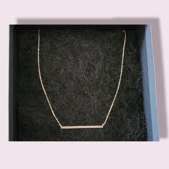 Jewelry - 14K ITALY STRAIGHT PLATE NECKLACE